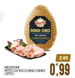 SpesAmica Negroni petto di tacchino dindi offerta