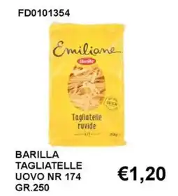 Italy Cash and Carry Barilla tagliatelle uovo nr 174 offerta