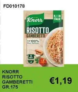 Italy Cash and Carry Knorr Risotto Gamberetti offerta