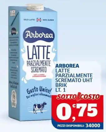 Arborea latte parzialmente scremato