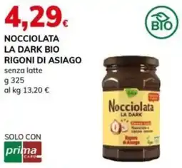 Basko Nocciolata La Dark Bio Rigoni di Asiago offerta