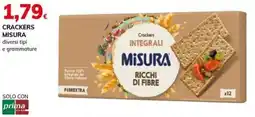 Basko Crackers integrali Misura offerta