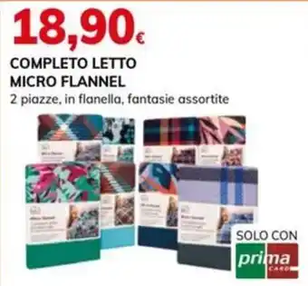 Completo letto micro flannel