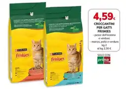 Basko Crocchettini per gatti Friskies offerta