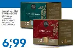 Sidis Capsule ANTICA TORREFAZIONE SICILIANA Espresso Crema offerta