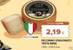 Tigre Amico Pecorino stagionato testa nera offerta