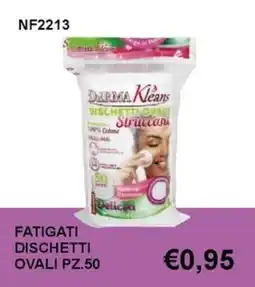 Italy Cash and Carry Derma Kleans dischetti ovali struccanti offerta