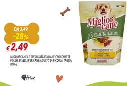 Galassia Miglior cane le specialità italiane crocchette pollo, piselli offerta