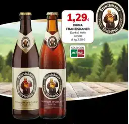 Basko Birra Franziskaner Dunkel, Hefe offerta