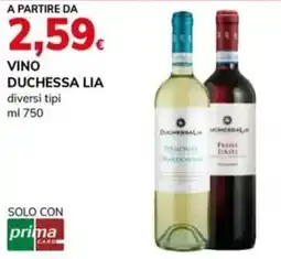 Basko Vino Duchessa Lia offerta