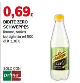 Basko Bibite zero Schweppes limone offerta