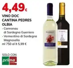 Basko Vino doc cantina pedres olbia offerta