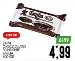 SpesAmica Zaini cioccolato fondente emilia offerta