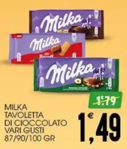 SpesAmica Milka Tavoletta di cioccolato vari gusti offerta