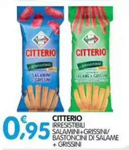 Le Delizie del Sud Citterio irresistibili salamini + grissini offerta