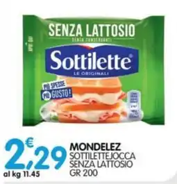 Le Delizie del Sud Sottilette senza lattosio offerta