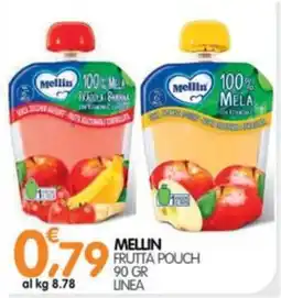 Le Delizie del Sud Mellin frutta pouch offerta