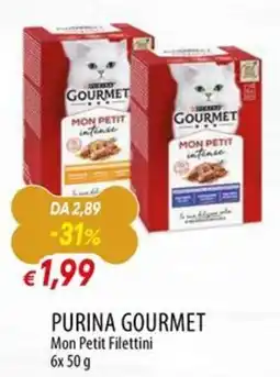 Galassia Purina Gourmet Mon Petit Filettini offerta