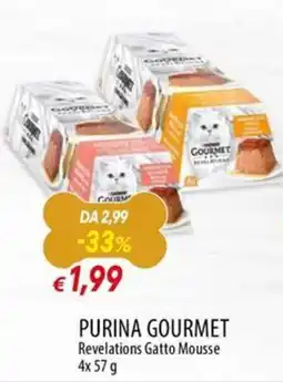 Galassia Purina Gourmet Revelations Gatto Mousse offerta