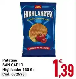 Centro Cash Patatine SAN CARLO Highlander offerta