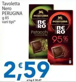 Sidis Tavoletta Nero Perugina offerta