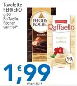 Sidis Tavolette Ferrero offerta