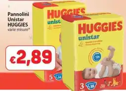 Sidis Pannolini Unistar Huggies offerta
