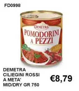 Italy Cash and Carry Demetra pomodorini a pezzi offerta