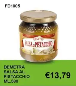 Italy Cash and Carry Demetra salsa al pistacchio offerta