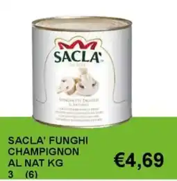 Italy Cash and Carry Sacla' funghi champignon al nat offerta