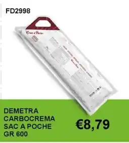 Italy Cash and Carry Demetra carbocrema sac a poche offerta