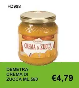 Italy Cash and Carry Demetra crema di zucca offerta