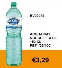 Italy Cash and Carry Acqua naturale Rocchetta offerta