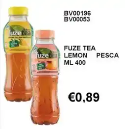 Italy Cash and Carry Fuze tea Lemon Pesca offerta