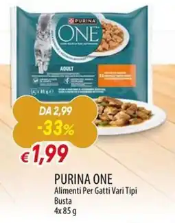 Galassia Purina One Alimenti Per Gatti Vari Tipi offerta