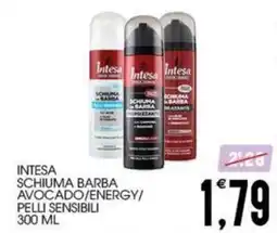 SpesAmica Intesa schiuma barba avocado/energy/pelli sensibili offerta