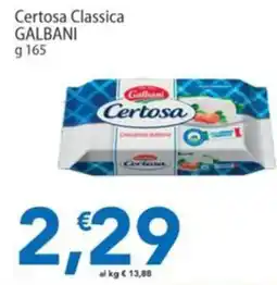 Sidis Certosa Classica Galbani offerta