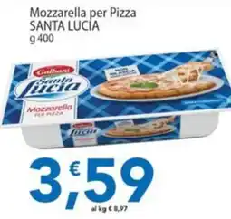 Sidis Mozzarella per pizza Santa Lucia offerta