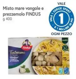 Famila Superstore Misto mare vongole e prezzemolo FINDUS offerta