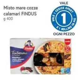 Famila Superstore Misto mare cozze calamari FINDUS offerta