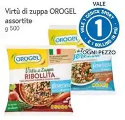 Famila Superstore Virtù di zuppa OROGEL assortite offerta
