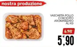 SpesAmica Vaschetta pollo cosciotto aromatizzato offerta