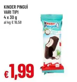 Galassia superstore Kinder Pinguì offerta