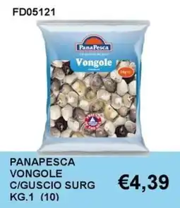 Italy Cash and Carry Panapesca vongole c/guscio offerta