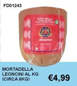 Italy Cash and Carry Mortadella Leoncini offerta
