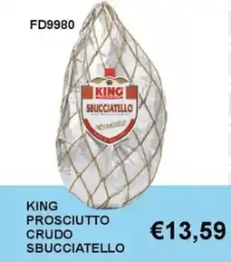 Italy Cash and Carry King prosciutto crudo sbucciato offerta