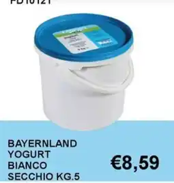 Italy Cash and Carry Bayernland yogurt bianco secchio offerta