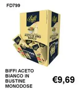 Italy Cash and Carry Biffi aceto bianco in bustine monodose offerta