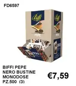 Italy Cash and Carry Biffi pepe nero bustine monodose offerta