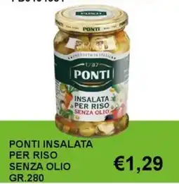 Italy Cash and Carry Ponti insalata per riso senza olio offerta